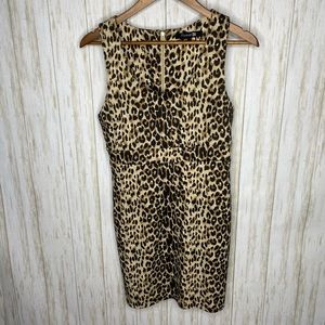 🍋 Forever 21 cheetah print shift dress Medium